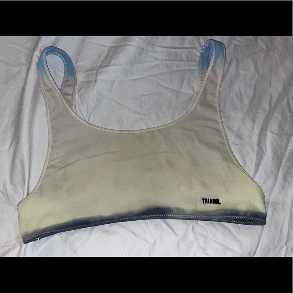 Triangl ombré bikini top